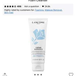 Lancôme Crème Radiance Foam Cleanser